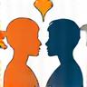 Icon representing cross-cultural communication.
